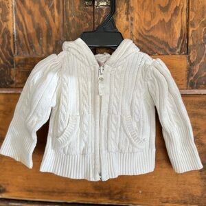 Baby zip up sweater jacket